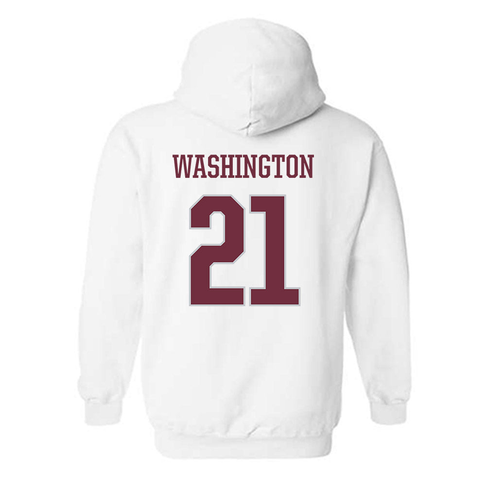 Mississippi State - NCAA Football : Hunter Washington - Sports Shersey Hooded Sweatshirt-1
