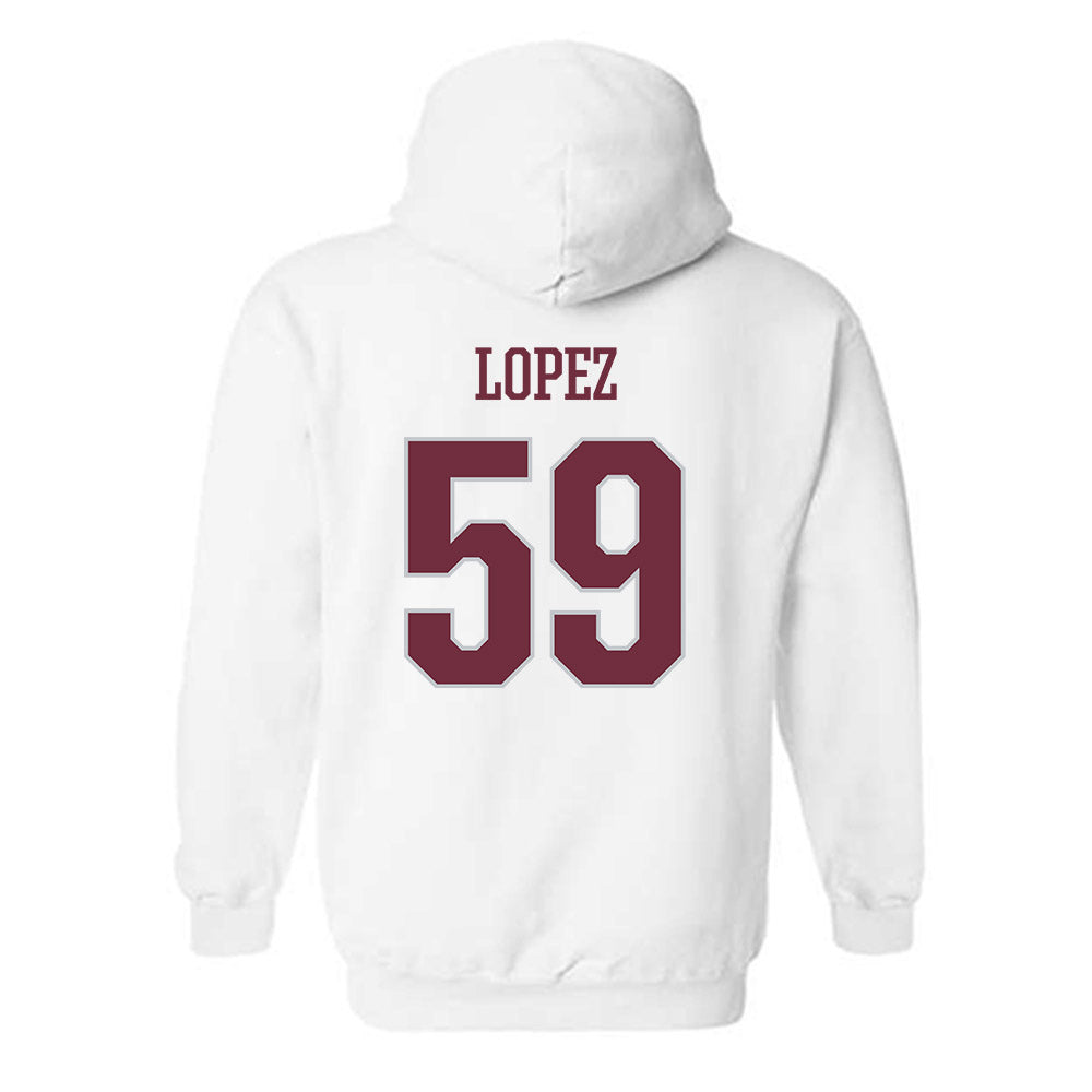 Mississippi State - NCAA Football : Alex Lopez - Sports Shersey Hooded Sweatshirt-1