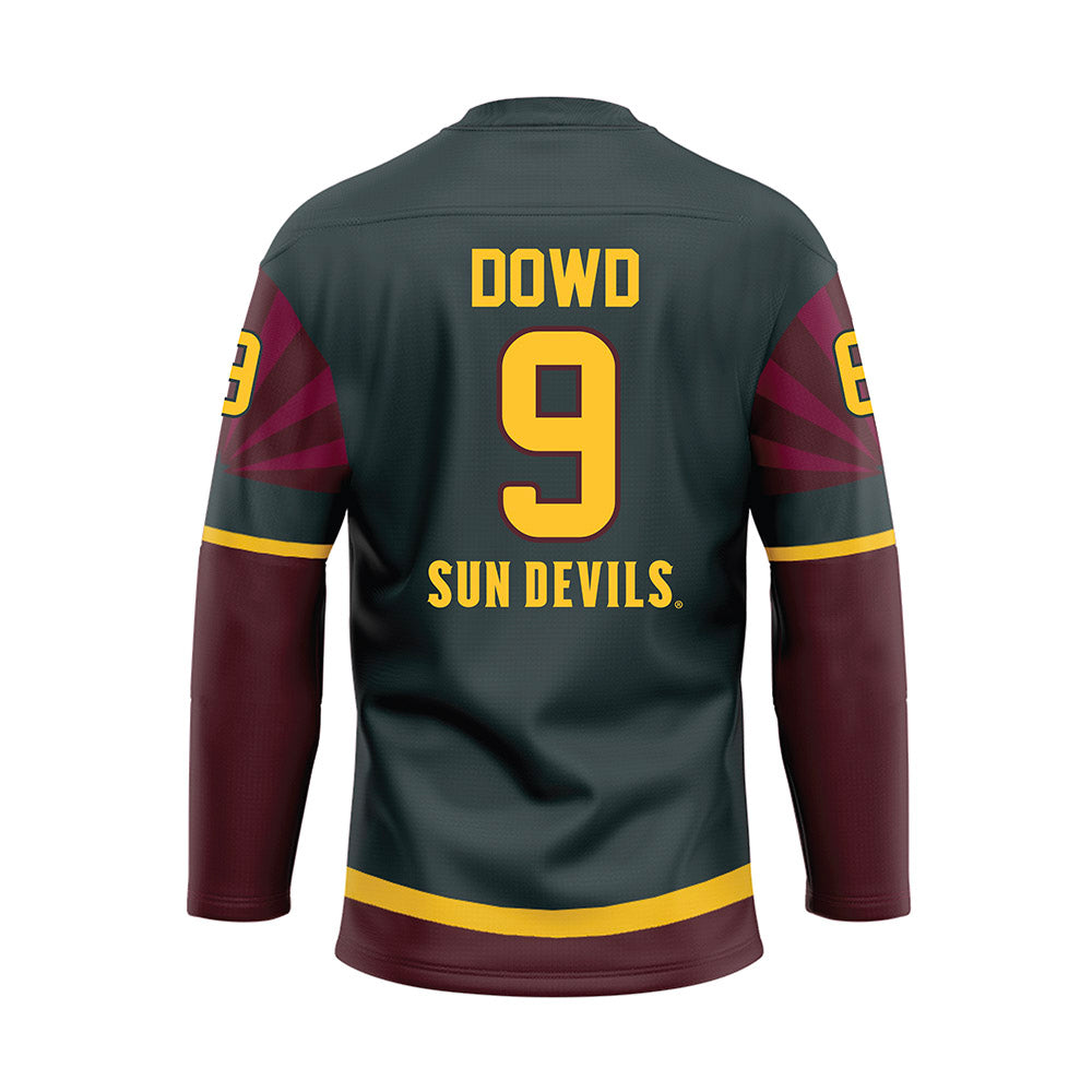 Arizona State - NCAA Men's Ice Hockey : Anthony Dowd - Maroon Hockey Jersey-1