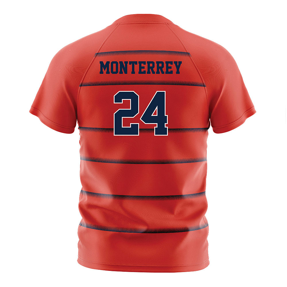 Syracuse - NCAA Women's Soccer : Carolina Monterrey - Red Soccer Jersey-1