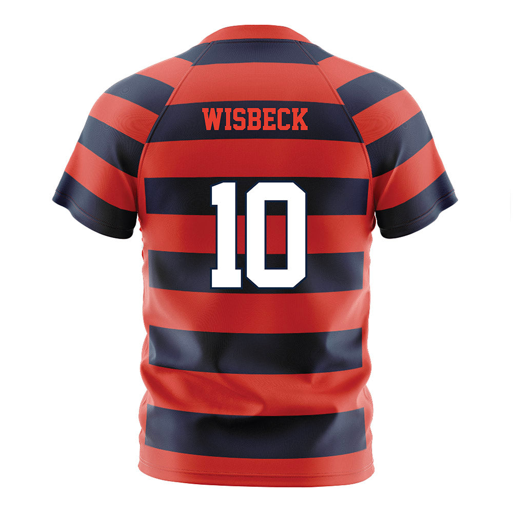 Syracuse - NCAA Women's Soccer : gabrielle Wisbeck - Striped Soccer Jersey-1
