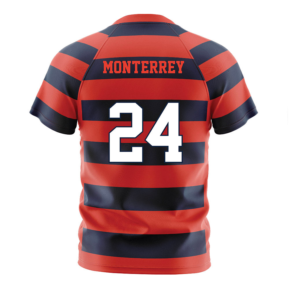 Syracuse - NCAA Women's Soccer : Carolina Monterrey - Striped Soccer Jersey-1