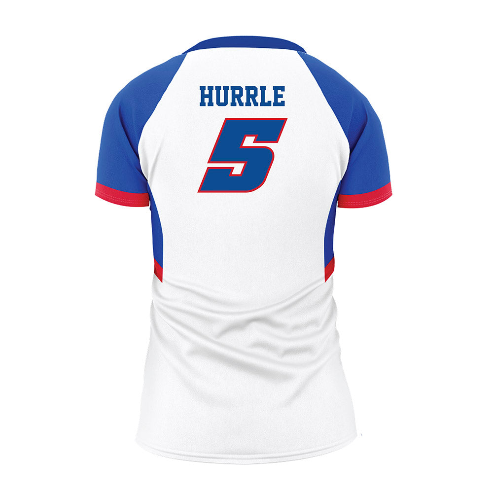 DePaul - NCAA Women's Volleyball : Eva Hurrle - White Volleyball Jersey-1
