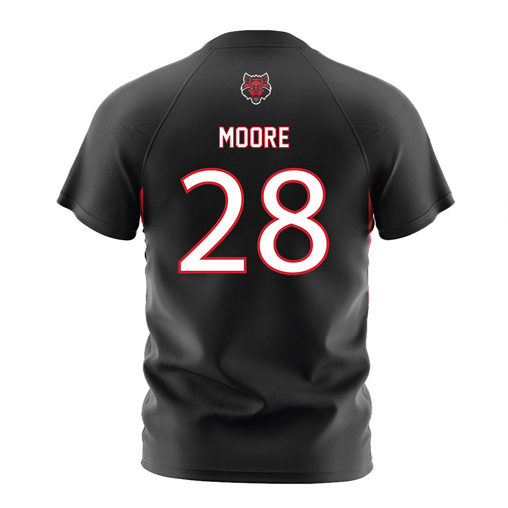 Arkansas State - NCAA Women's Soccer : Allison Moore - Black Soccer Jersey