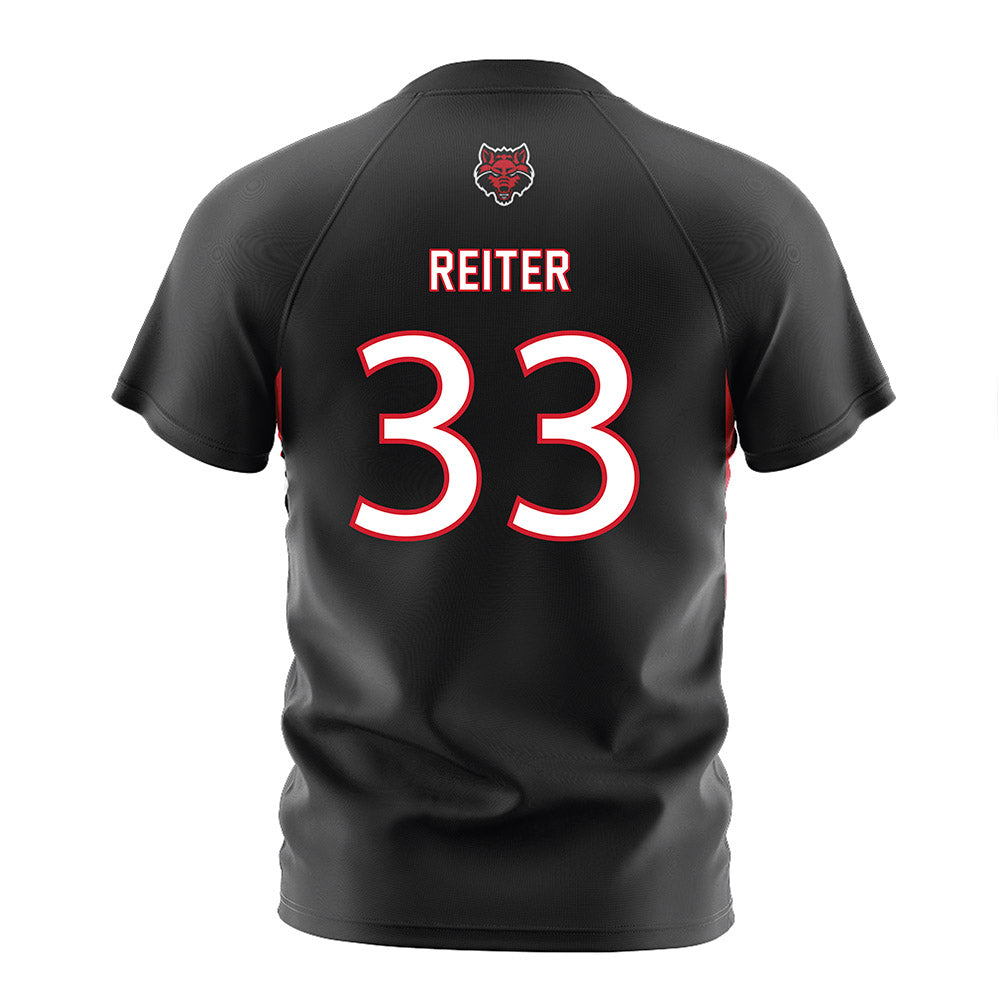 Arkansas State - NCAA Women's Soccer : Halle Reiter - Black Soccer Jersey