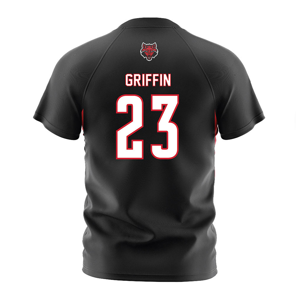 Arkansas State - NCAA Women's Soccer : Larkyn Griffin - Black Soccer Jersey-1
