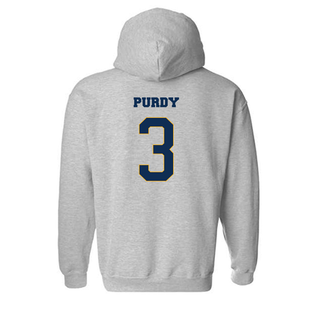 - NCAA Softball : jayce purdy - Replica Shersey Hooded Sweatshirt-1