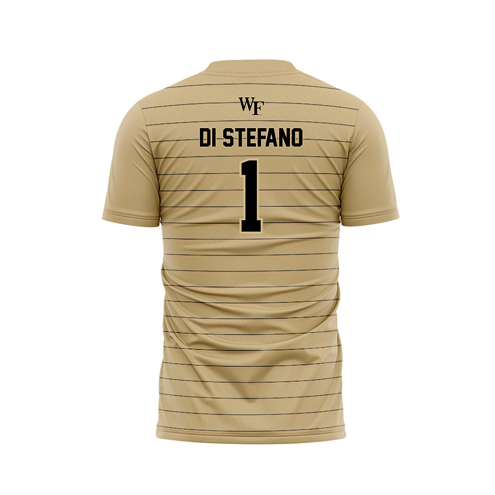 Wake Forest - NCAA Men's Soccer : John Di Stefano - Gold Soccer Jersey-1