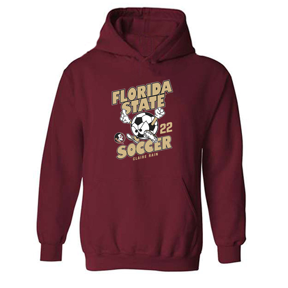 FSU - NCAA Women's Soccer : Claire Rain - Fashion Shersey Hooded Sweatshirt