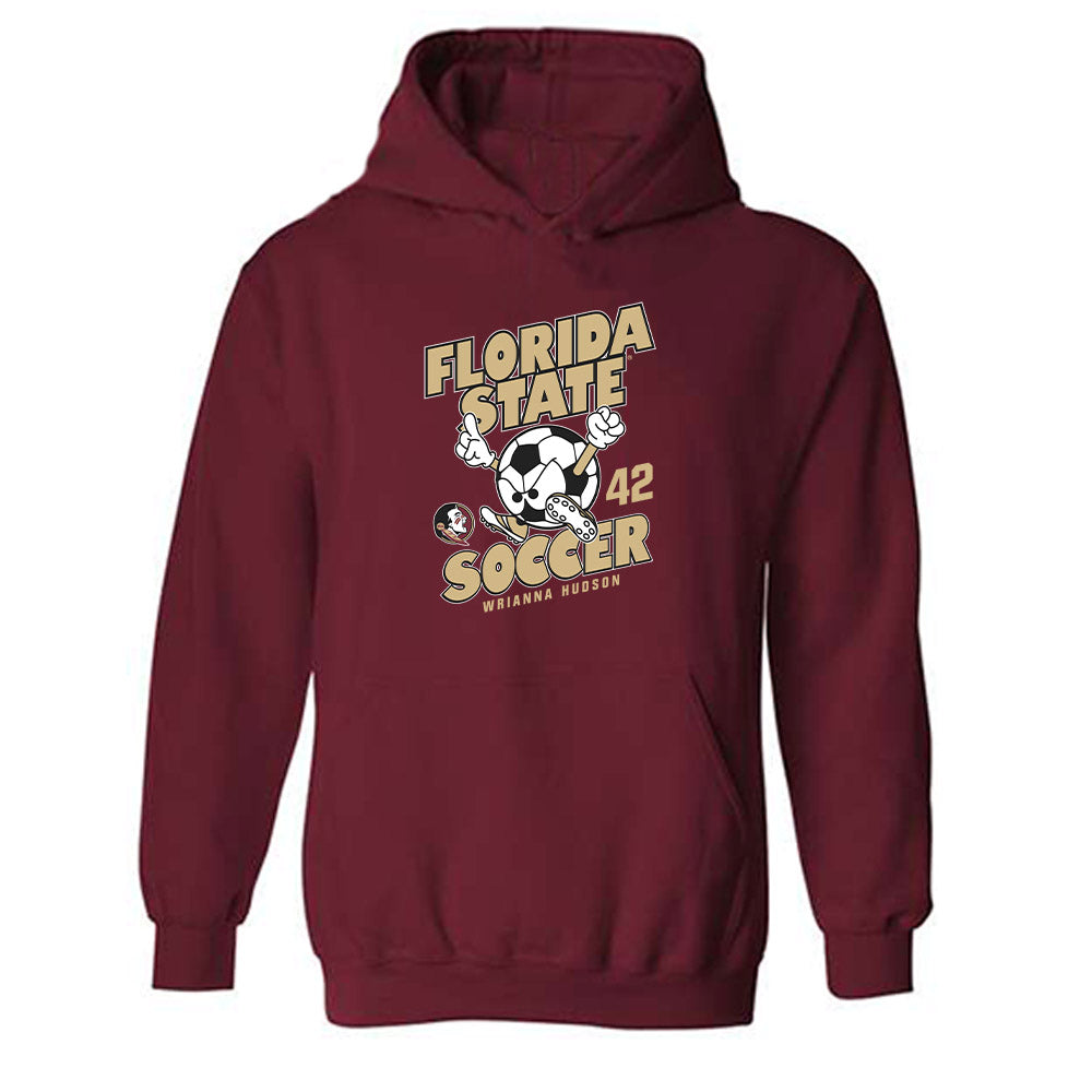 FSU - NCAA Women's Soccer : Wrianna Hudson - Fashion Shersey Hooded Sweatshirt