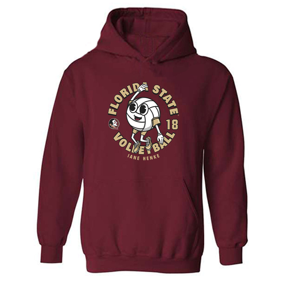 FSU - NCAA Women's Volleyball : Iane Henke - Fashion Shersey Hooded Sweatshirt