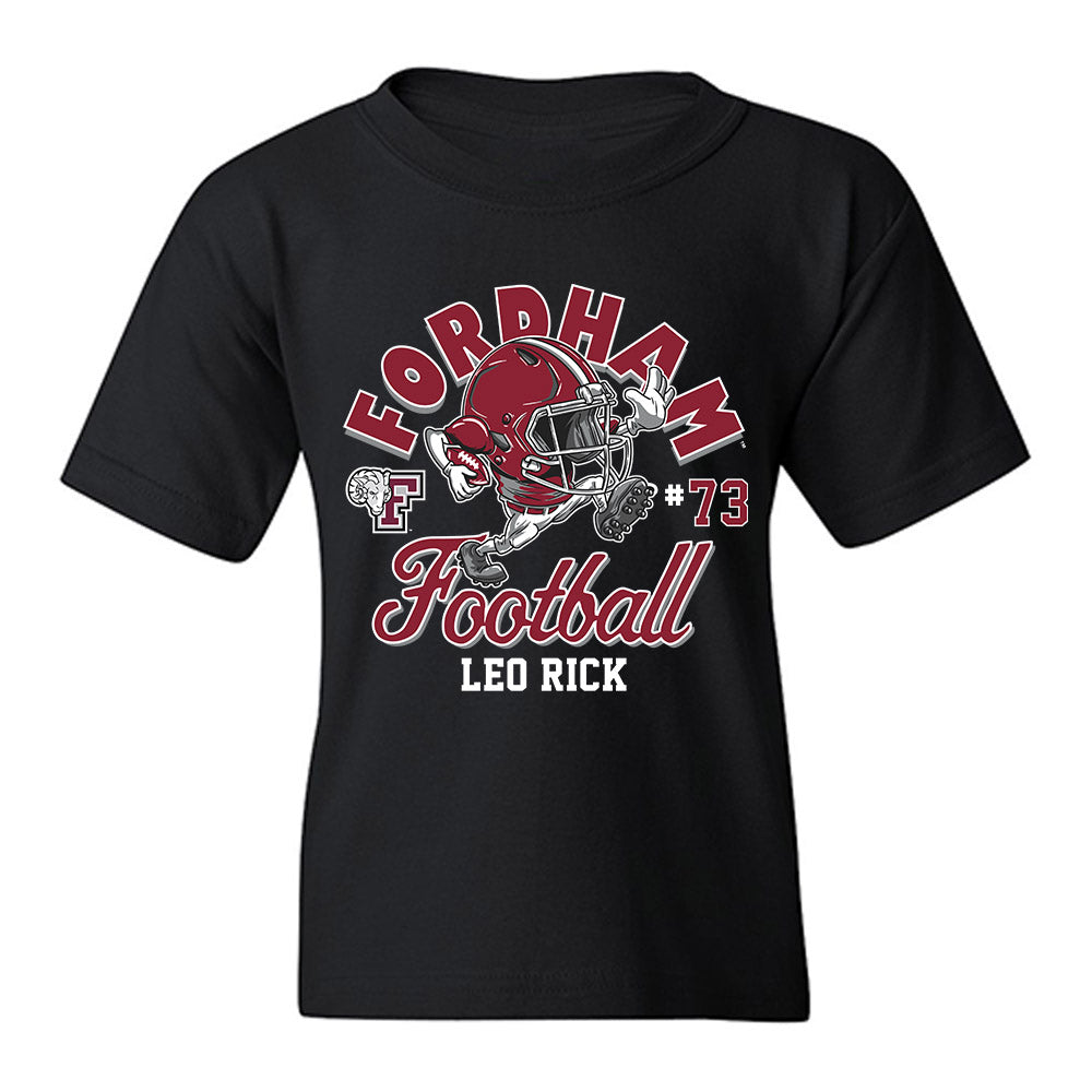 Fordham - NCAA Football : Leo Rick - Fashion Shersey Youth T-Shirt-0