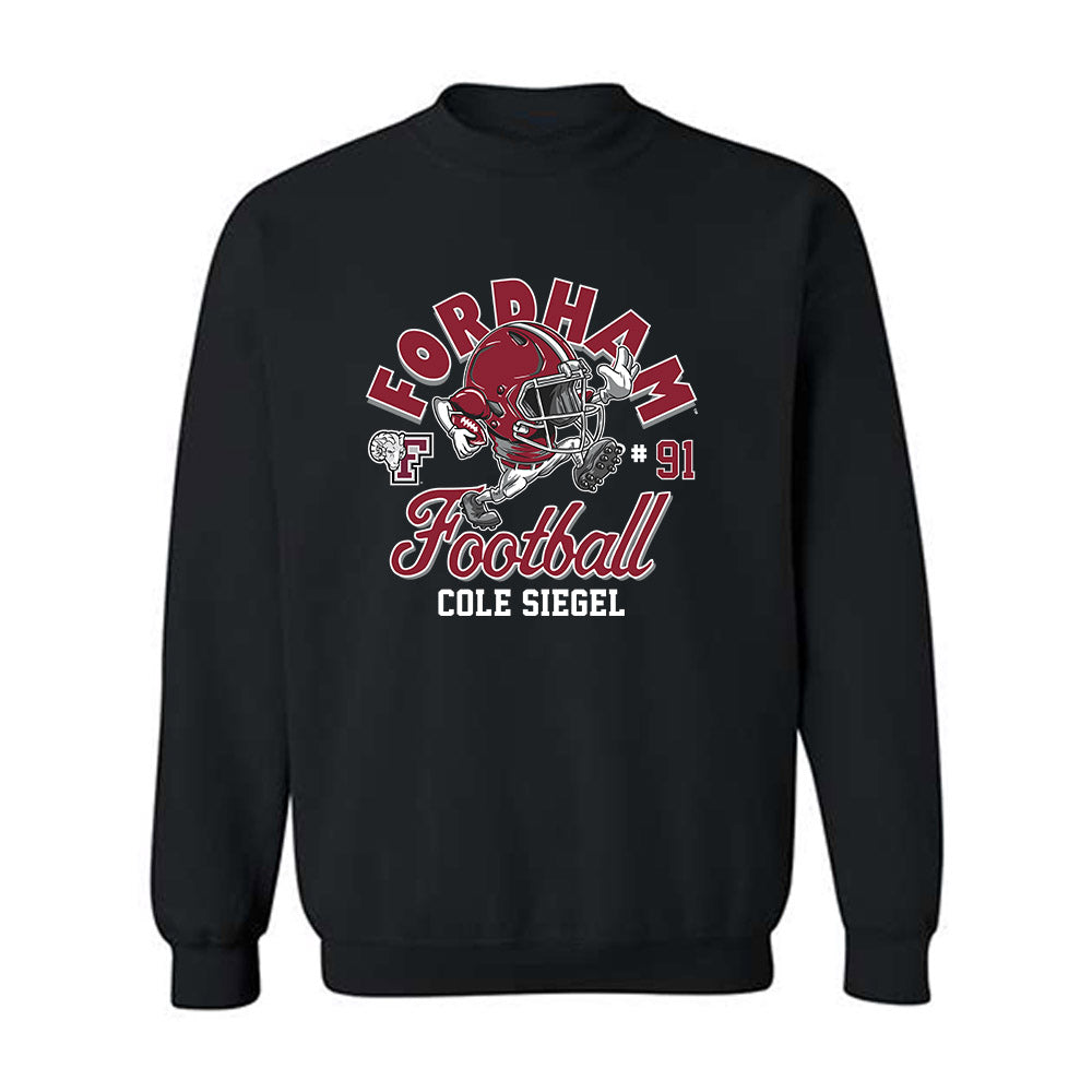 Fordham - NCAA Football : Cole Siegel - Fashion Shersey Crewneck Sweatshirt-0
