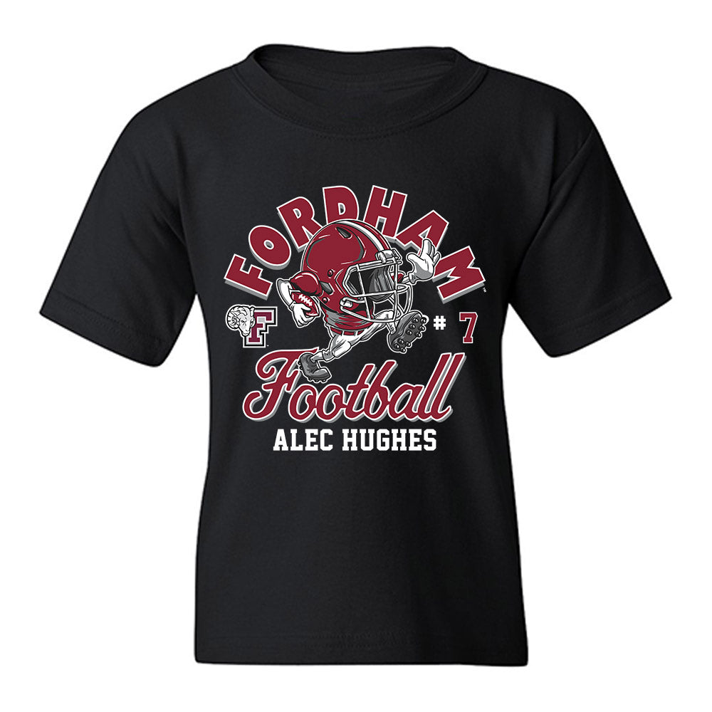Fordham - NCAA Football : Alec Hughes - Fashion Shersey Youth T-Shirt-0