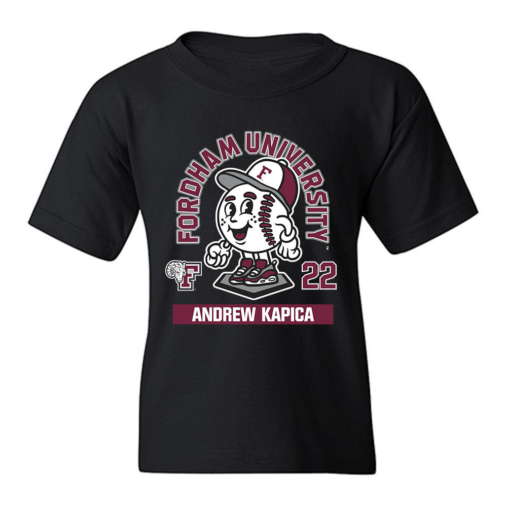 Fordham - NCAA Baseball : Andrew Kapica - Fashion Shersey Youth T-Shirt-0