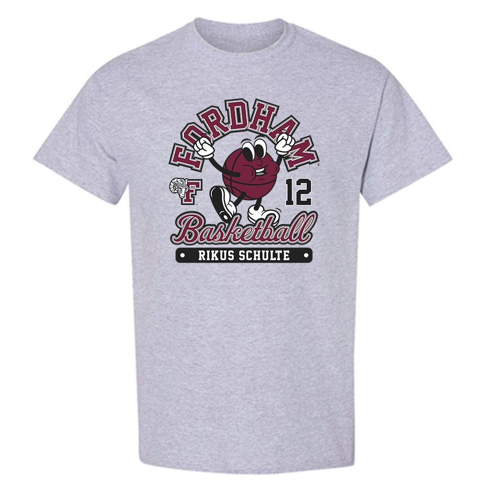 Fordham - NCAA Men's Basketball : Rikus Schulte - Fashion Shersey T-Shirt-0