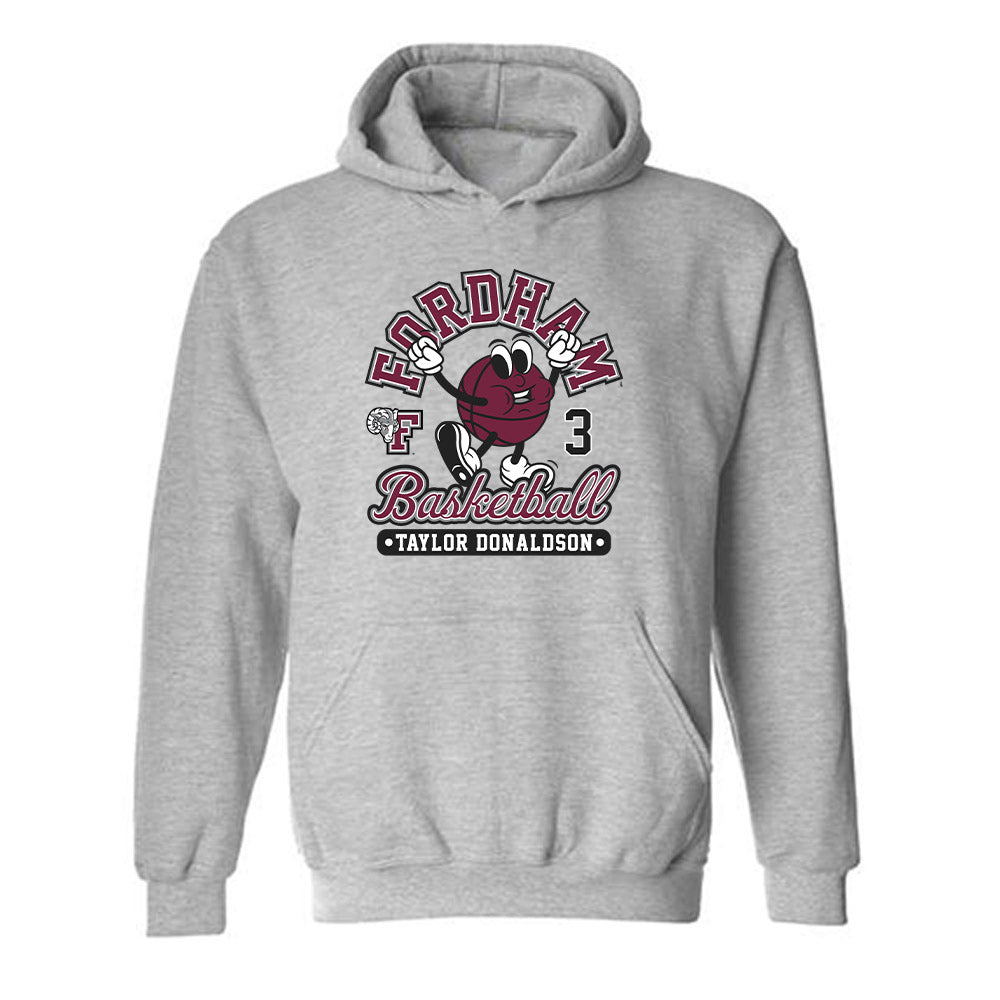 Fordham - NCAA Women's Basketball : Taylor Donaldson - Fashion Shersey Hooded Sweatshirt-0