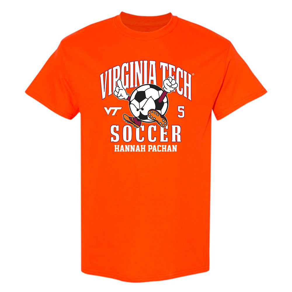 Virginia Tech - NCAA Women's Soccer : Hannah Pachan - Fashion Shersey T-Shirt-0