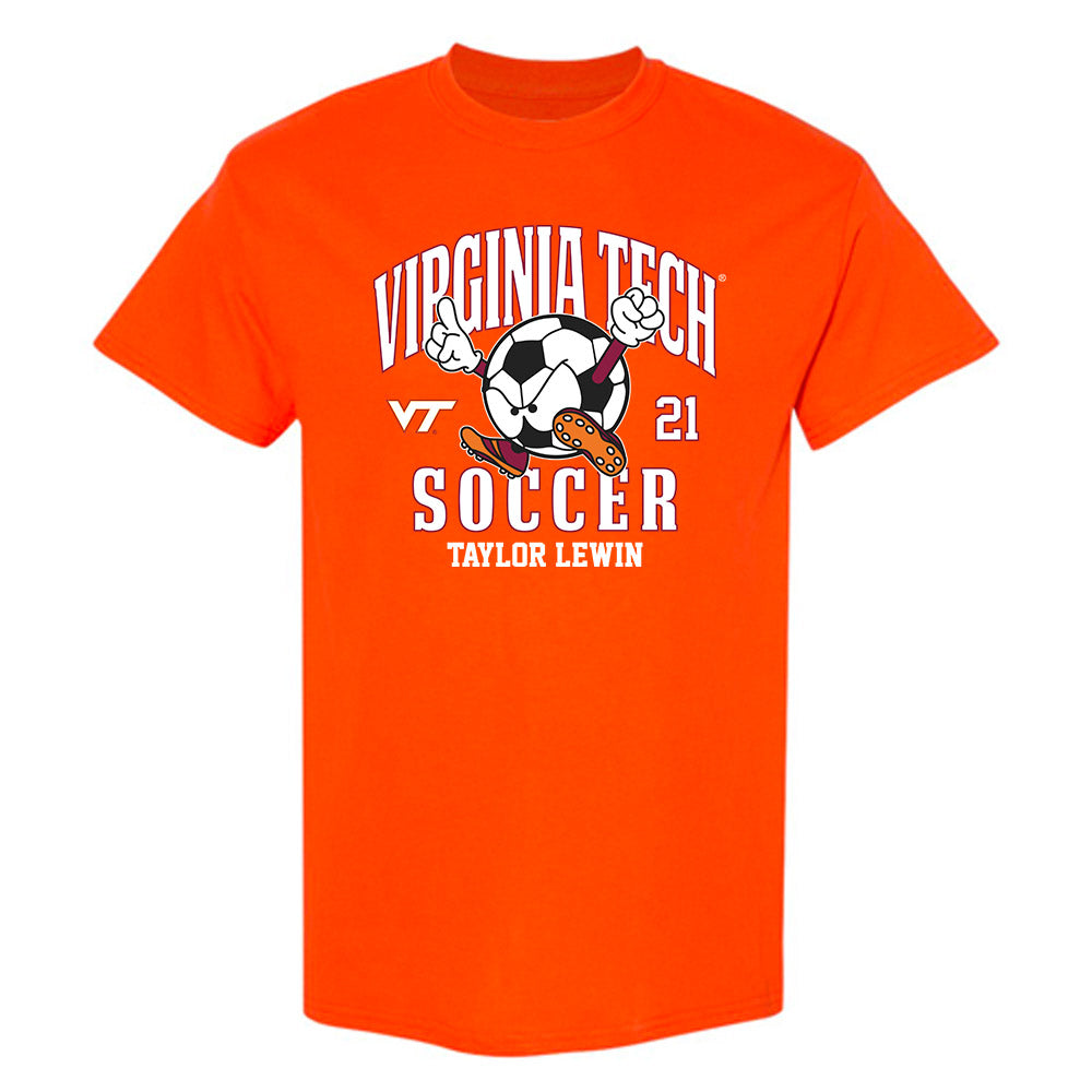 Virginia Tech - NCAA Women's Soccer : Taylor Lewin - Fashion Shersey T-Shirt-0