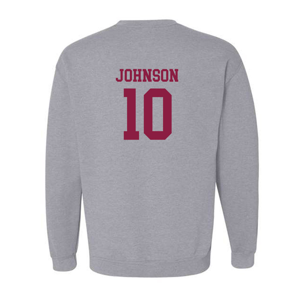 Virginia Tech - NCAA Men's Basketball : Tyler Johnson - Fashion Shersey Crewneck Sweatshirt-1