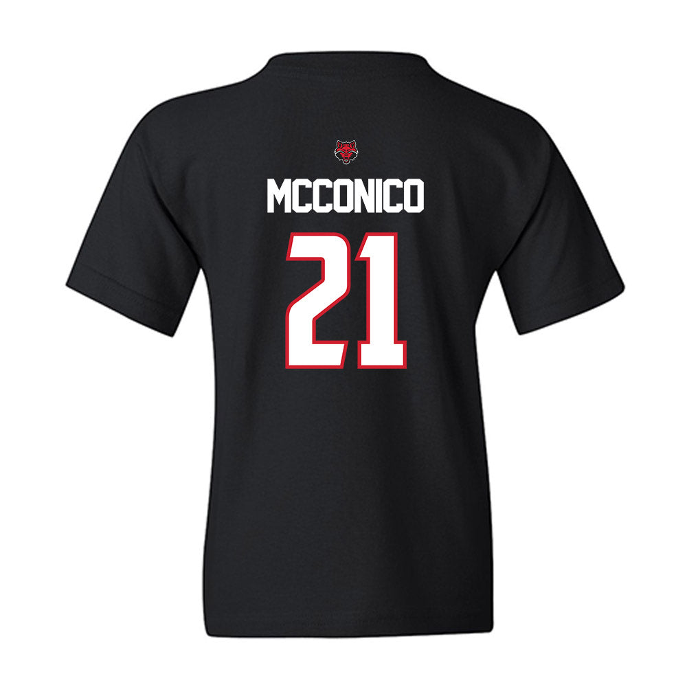Arkansas State - NCAA Football : Malik McConico - Youth T-Shirt-1