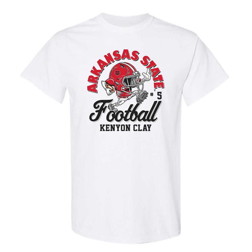 Arkansas State - NCAA Football : Kenyon Clay - T-Shirt-0
