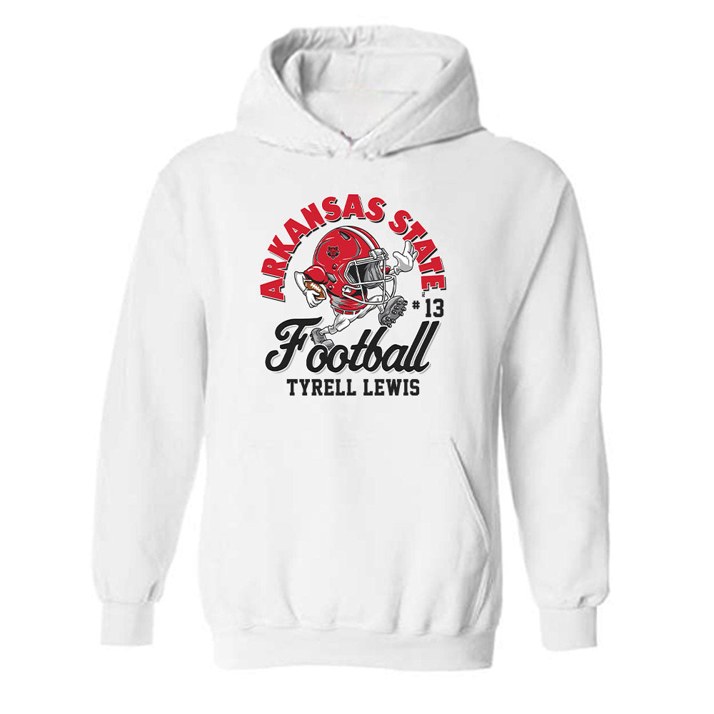 Arkansas State - NCAA Football : Tyrell Lewis - Hooded Sweatshirt-0