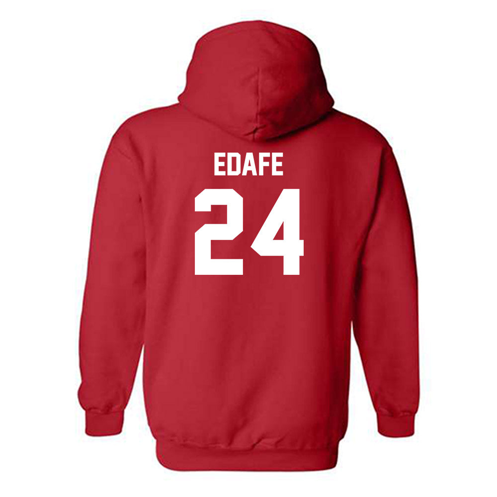 Arkansas State - NCAA Women's Soccer : Omamuzo Edafe - Classic Shersey Hooded Sweatshirt-1