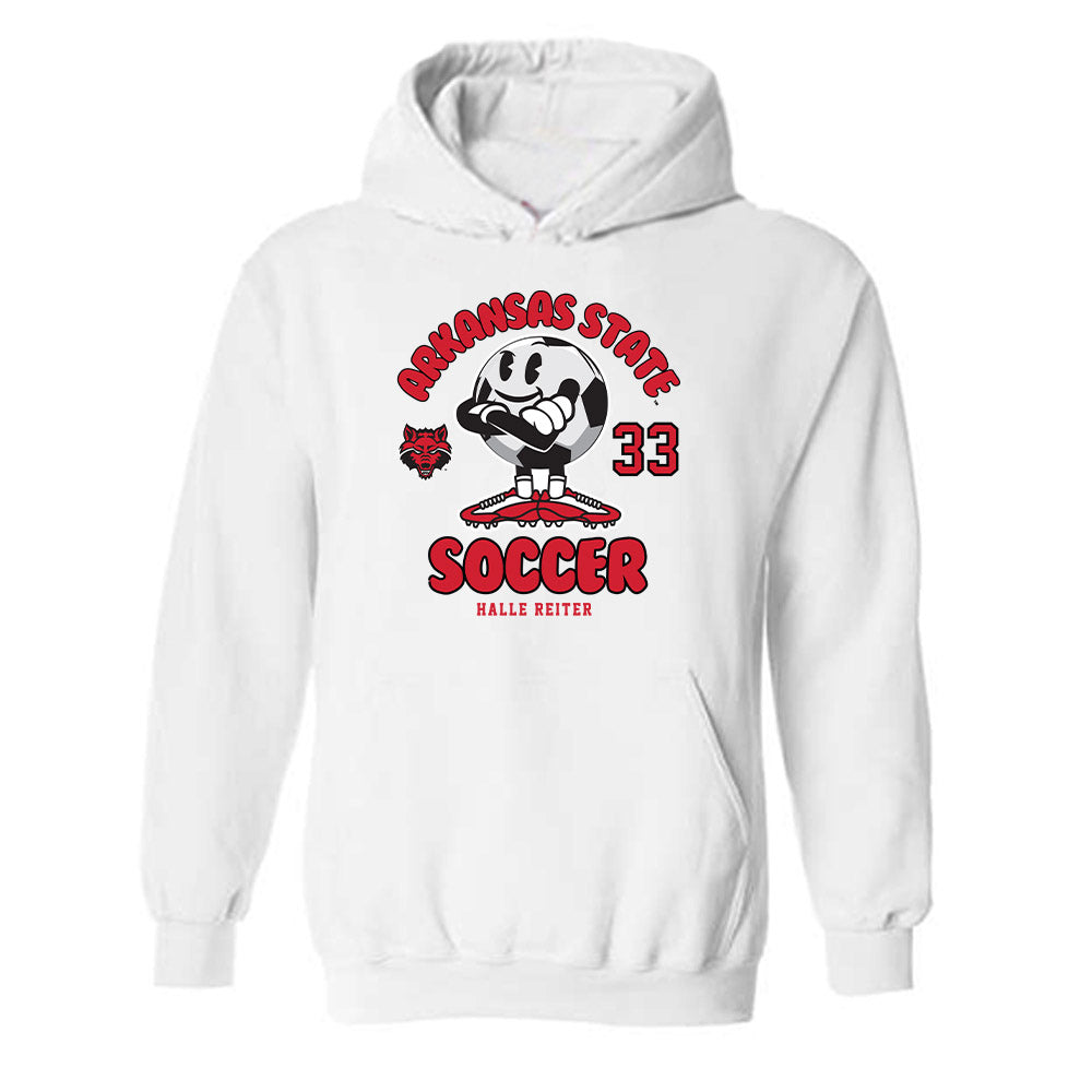 Arkansas State - NCAA Women's Soccer : Halle Reiter - Hooded Sweatshirt