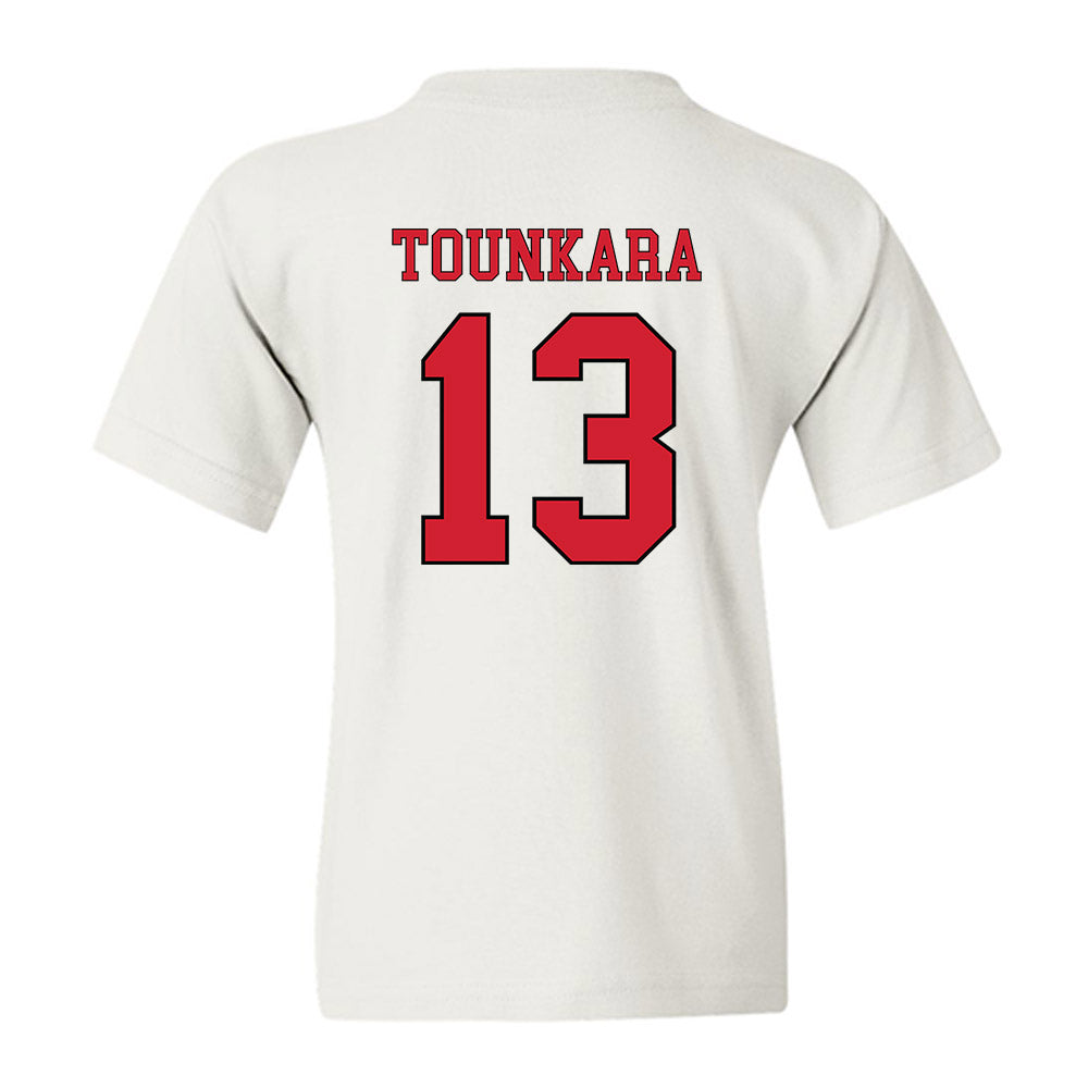 Arkansas State - NCAA Men's Basketball : Aly Tounkara - Youth T-Shirt-1