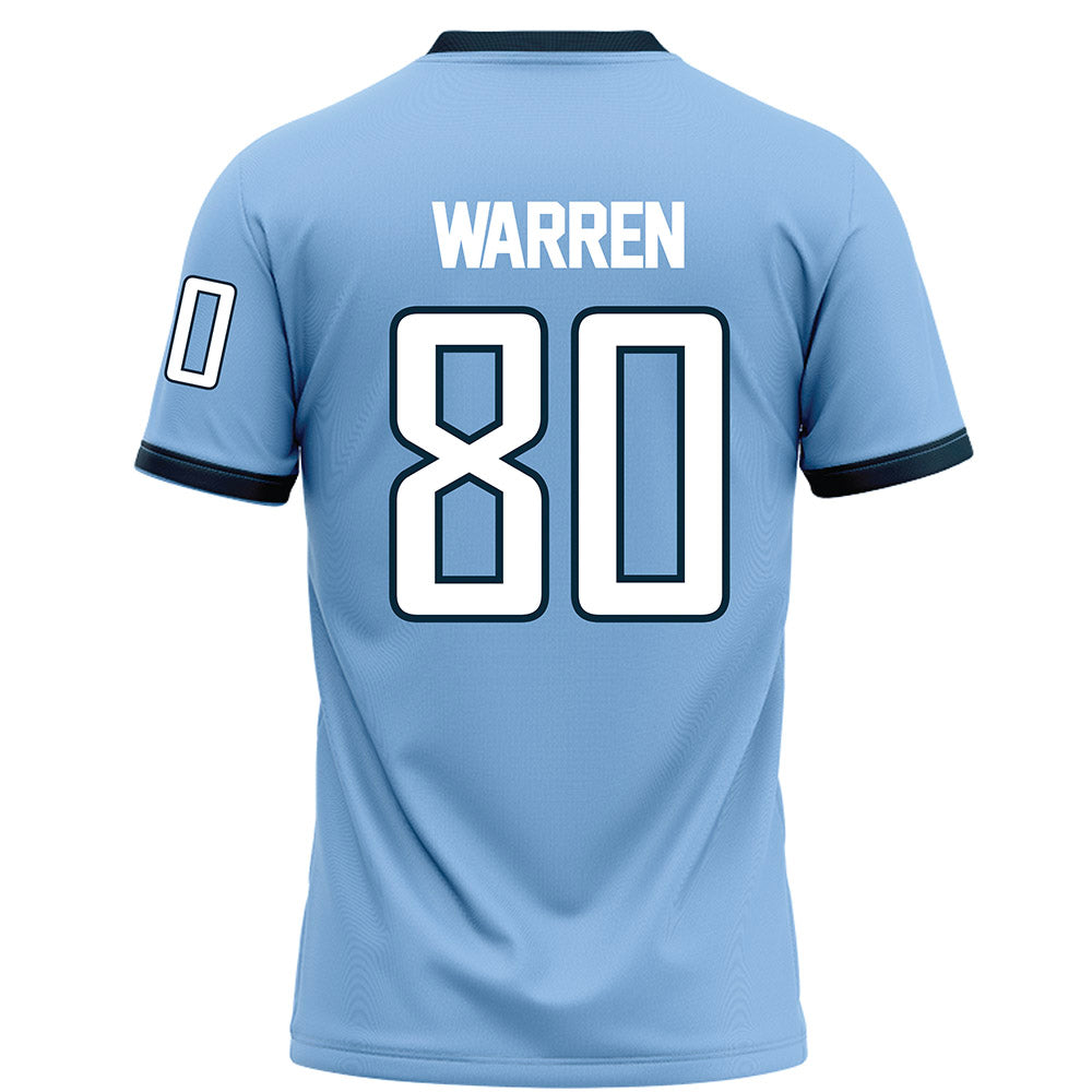 Old Dominion - NCAA Football : Christopher Warren - Light blue Football Jersey-1
