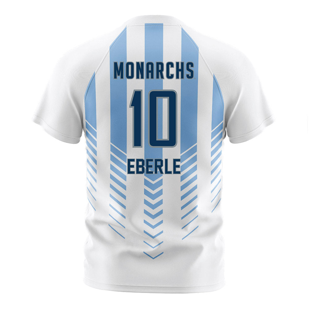 Old Dominion - NCAA Men's Soccer : Michael Eberle - White Soccer Jersey-1