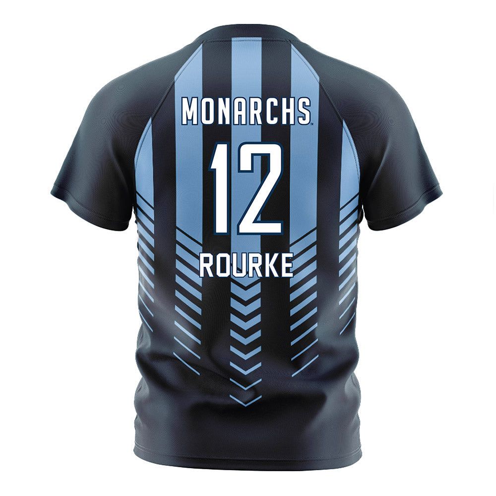 Old Dominion - NCAA Men's Soccer : Lewis Rourke - Navy Soccer Jersey-1