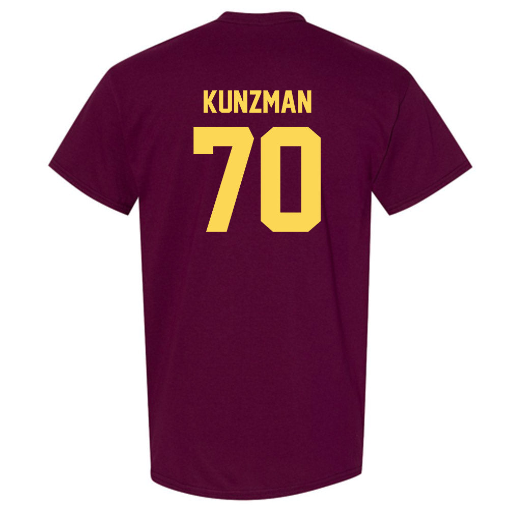 NSU - NCAA Football : Jeffrey Kunzman - Replica Shersey T-Shirt-1