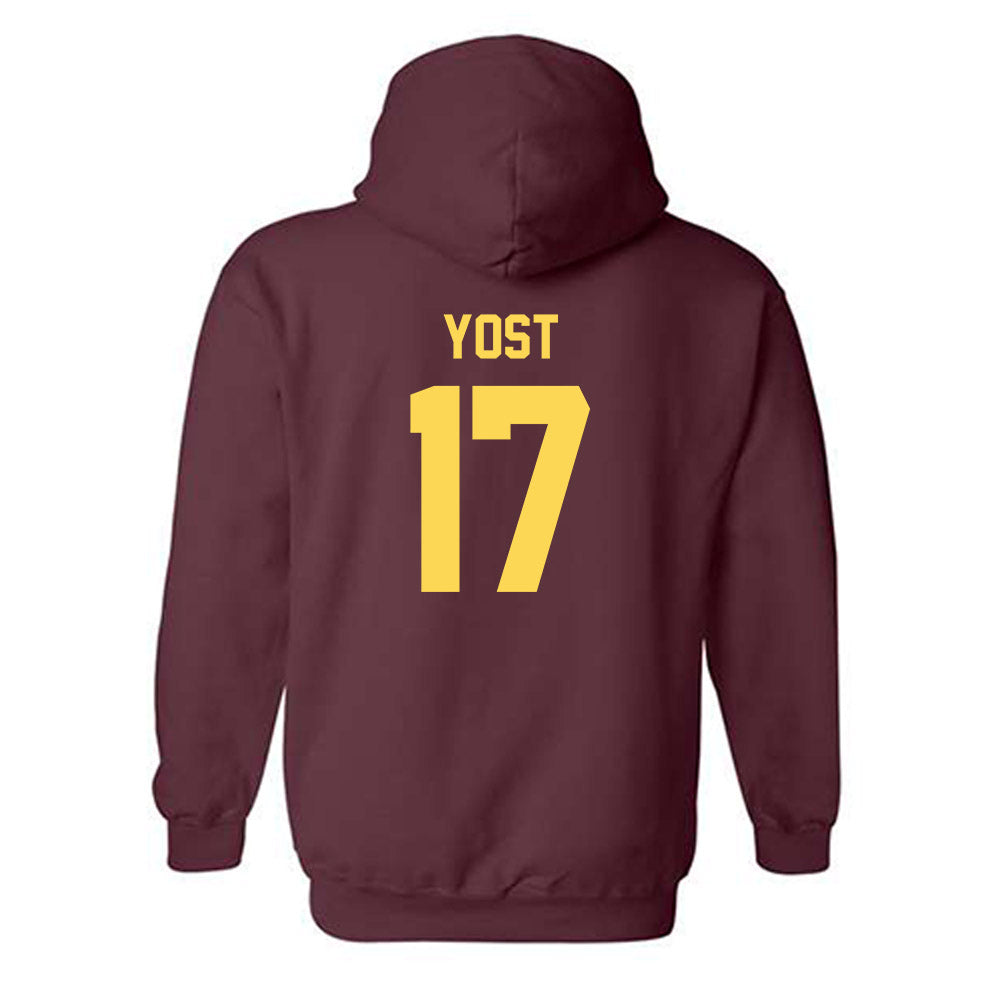 NSU - NCAA Women's Volleyball : Ashley Yost - Classic Shersey Hooded Sweatshirt-1