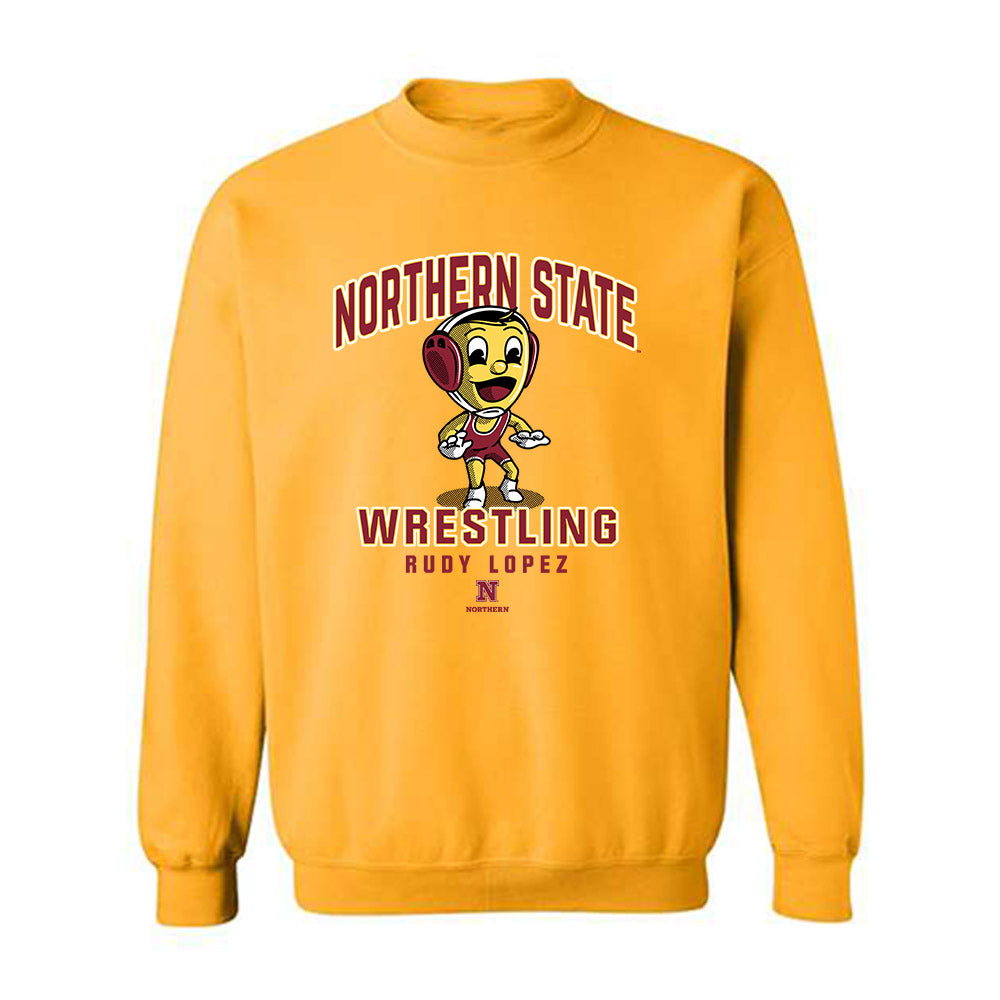 NSU - NCAA Wrestling : Rudy Lopez - Fashion Shersey Crewneck Sweatshirt-0