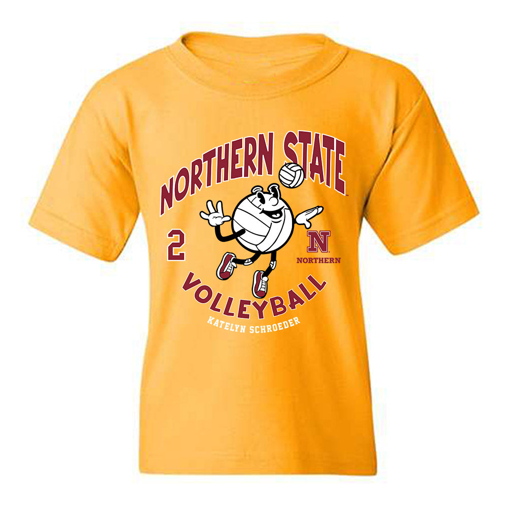 NSU - NCAA Women's Volleyball : Katelyn Schroeder - Fashion Shersey Youth T-Shirt-0
