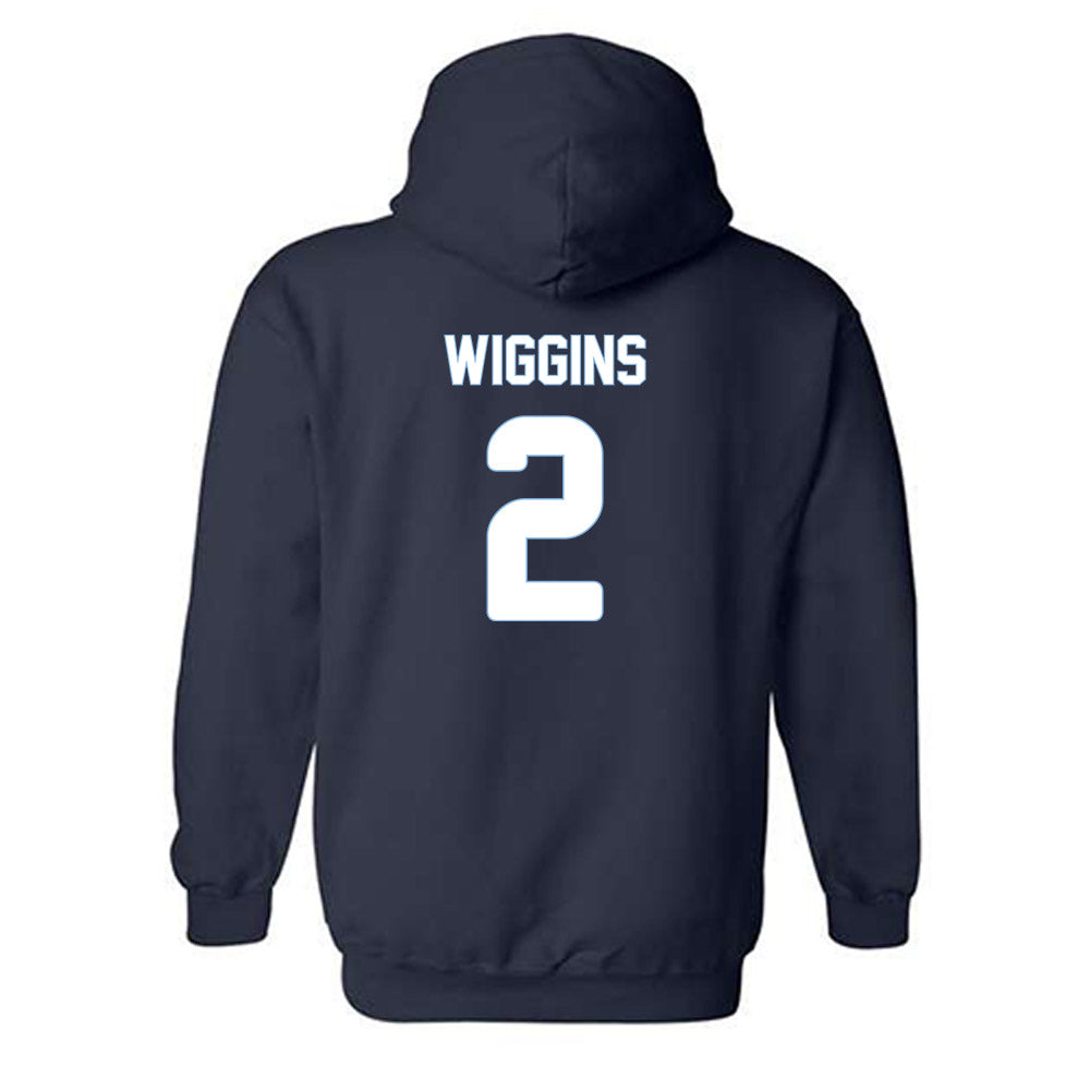 Old Dominion - NCAA Men's Basketball : Zacch Wiggins - Replica Shersey Hooded Sweatshirt-1