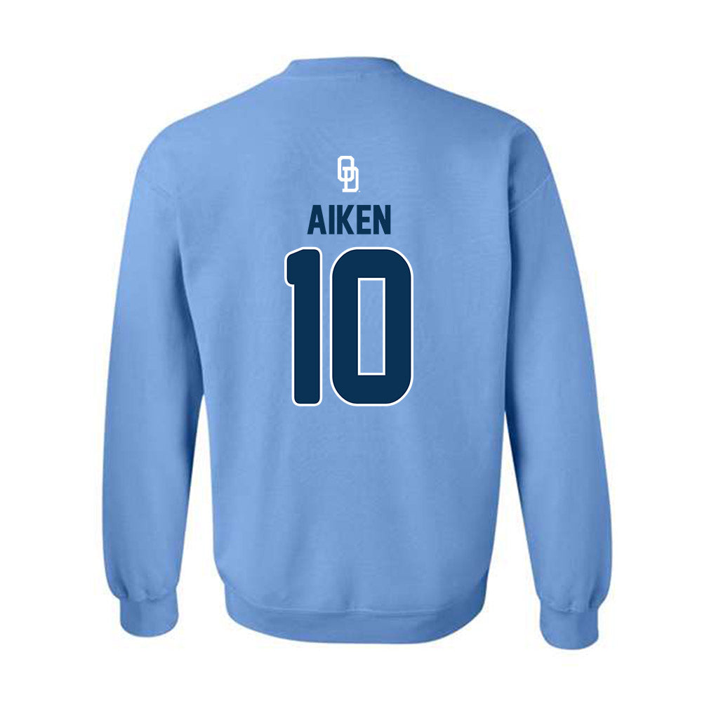 Old Dominion - NCAA Baseball : TJ Aiken - Replica Shersey Crewneck Sweatshirt