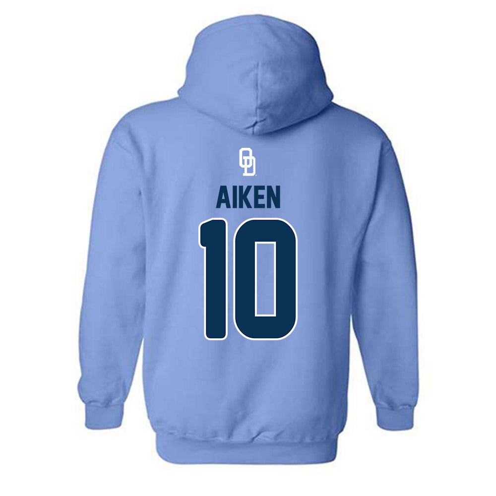 Old Dominion - NCAA Baseball : TJ Aiken - Replica Shersey Hooded Sweatshirt