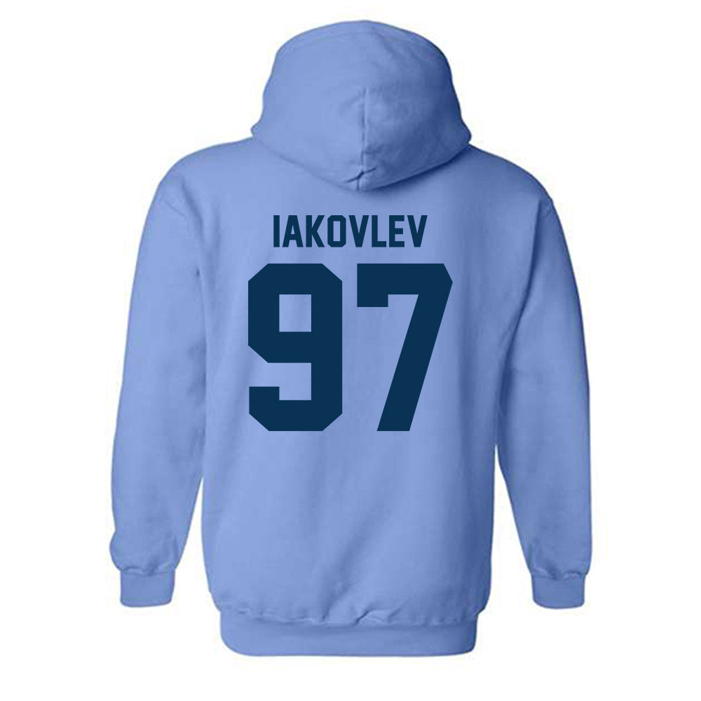Old Dominion - NCAA Football : Mikhail Iakovlev - Classic Shersey Hooded Sweatshirt-1