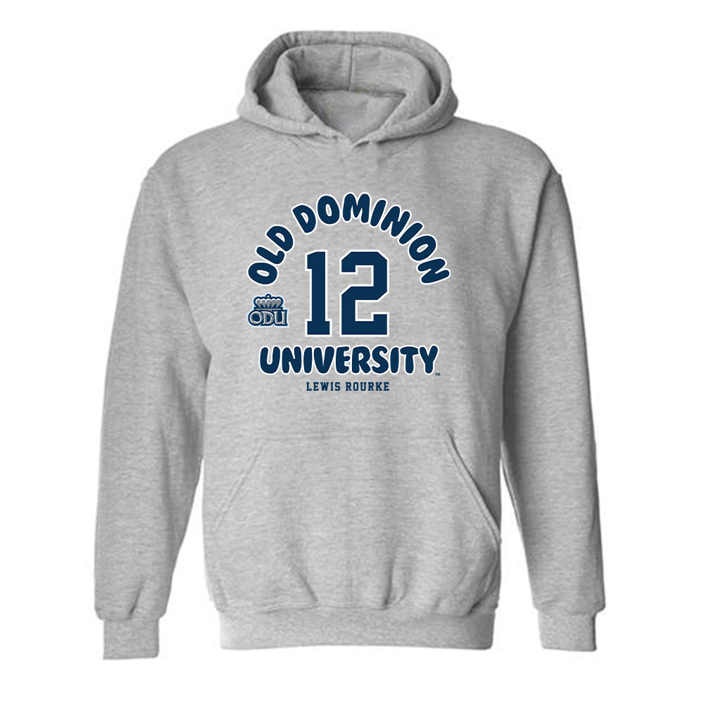 Old Dominion - NCAA Men's Soccer : Lewis Rourke - Fashion Shersey Hooded Sweatshirt-0