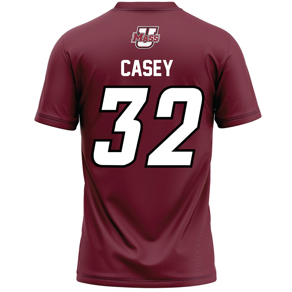 UMass - NCAA Men's Lacrosse : TJ Casey - Maroon Lacrosse Jersey