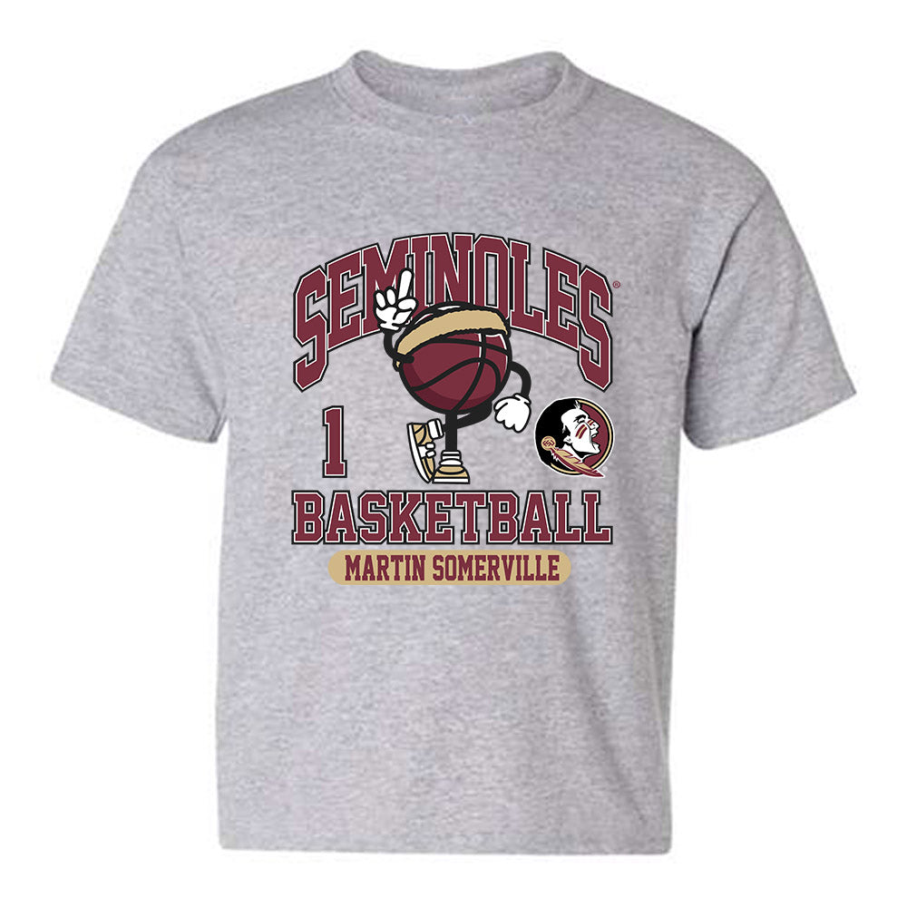 FSU - NCAA Men's Basketball : Martin Somerville - Fashion Shersey Youth T-Shirt-0