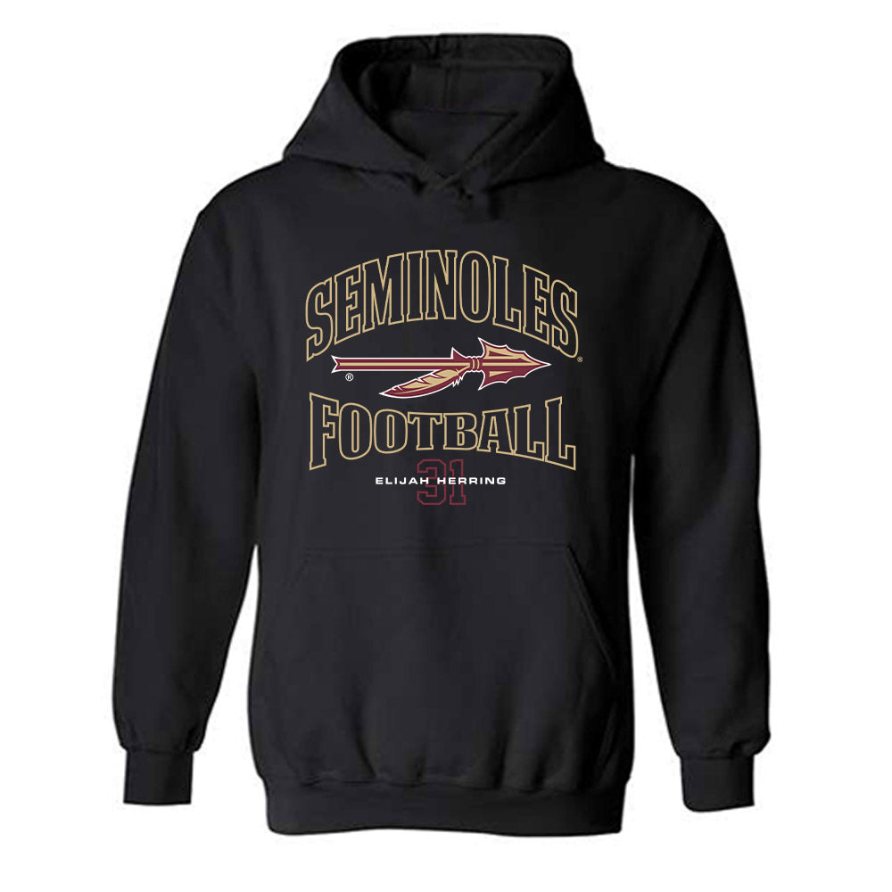 FSU - NCAA Football : Elijah Herring - Classic Fashion Shersey Hooded Sweatshirt-0