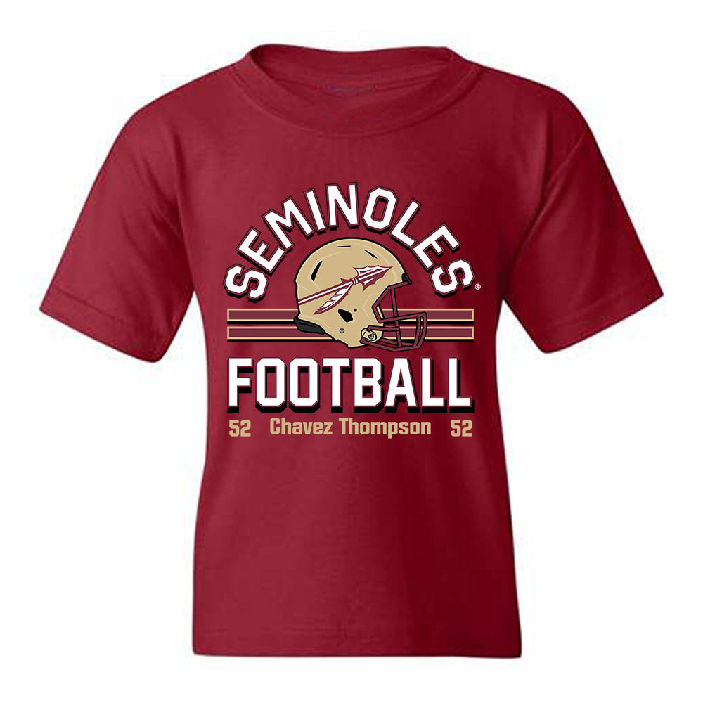FSU - NCAA Football : Chavez Thompson - Classic Fashion Shersey Youth T-Shirt-0