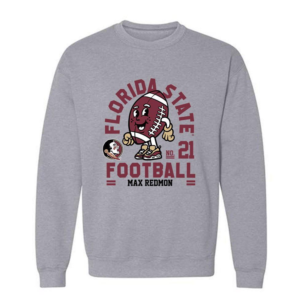 FSU - NCAA Football : Max Redmon - Fashion Shersey Crewneck Sweatshirt-0