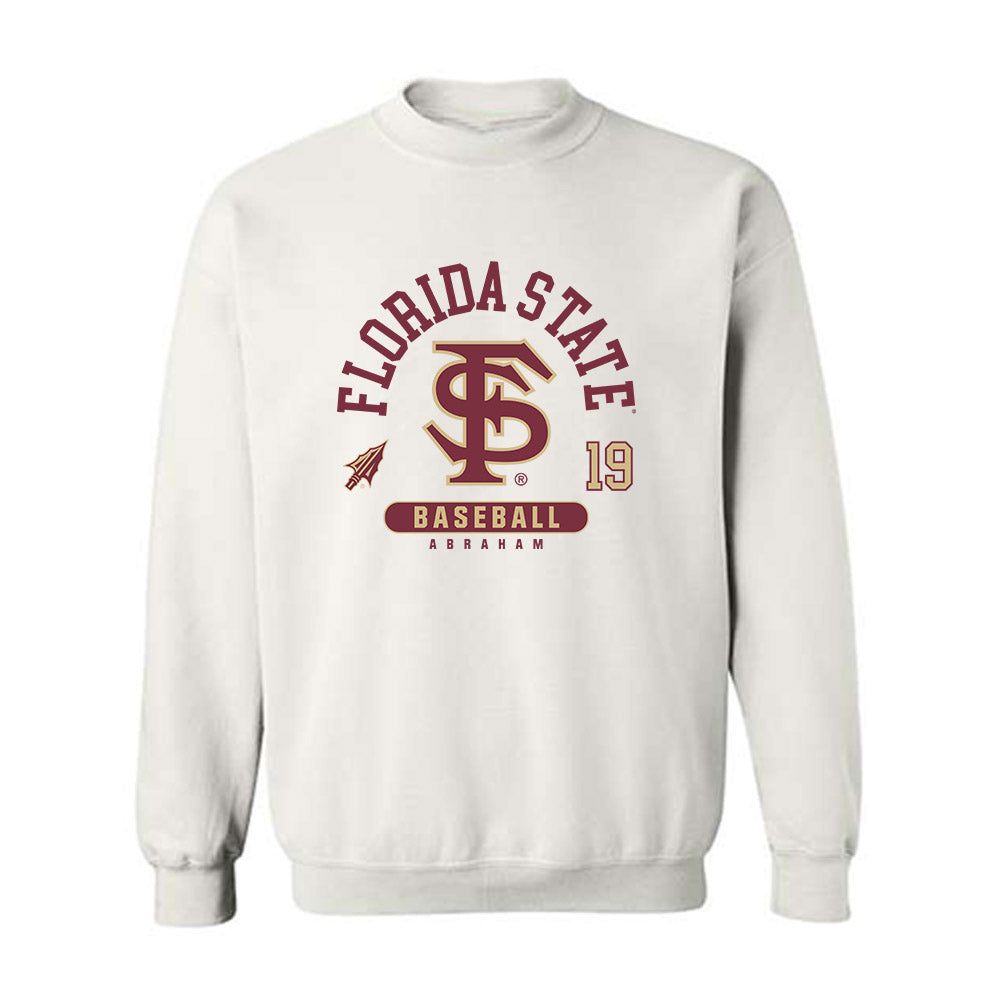 FSU - NCAA Baseball : John Abraham - Classic Fashion Shersey Crewneck Sweatshirt-0