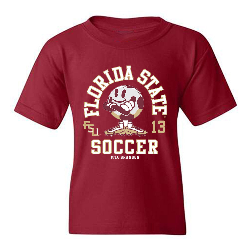 FSU - NCAA Women's Soccer : Mya Brandon - Fashion Shersey Youth T-Shirt-0