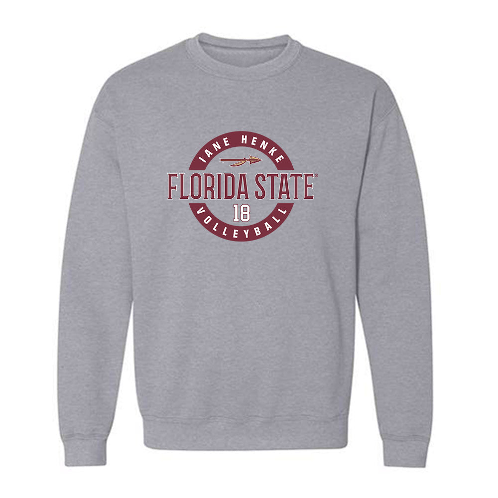 FSU - NCAA Women's Volleyball : Iane Henke - Classic Fashion Shersey Crewneck Sweatshirt